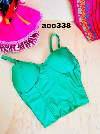 ACC338 Crop Top PATRIO UNITALLA (( 𝐒 / 𝐌 ))